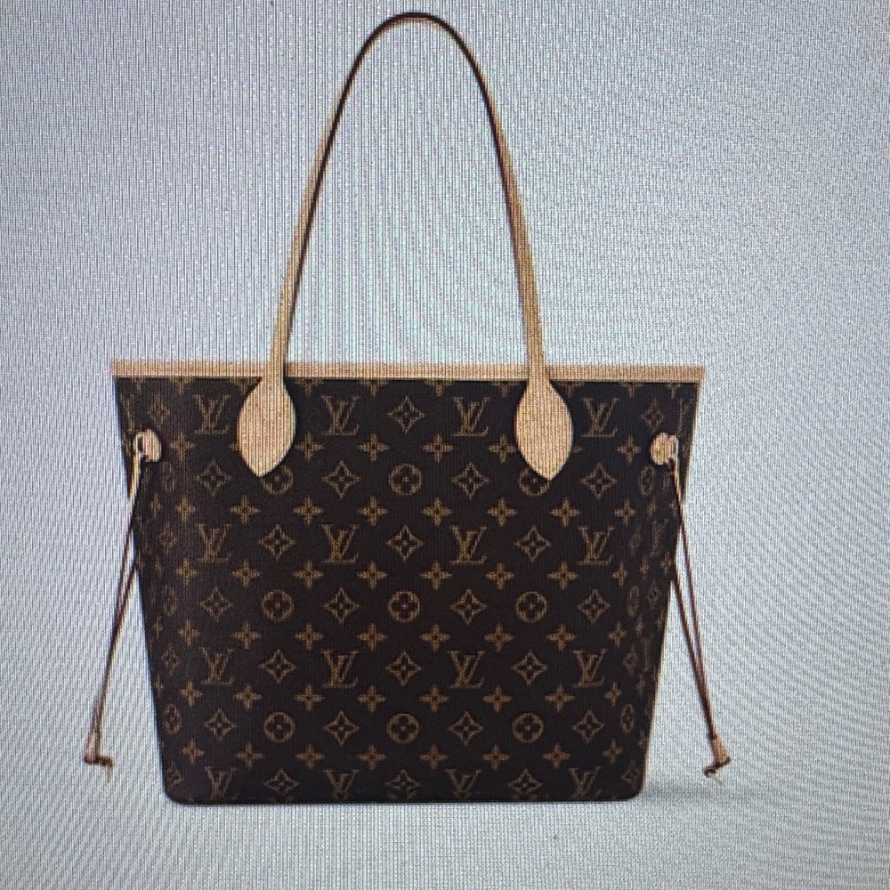 Louis Vuitton Monogram Tote with Tan Accents